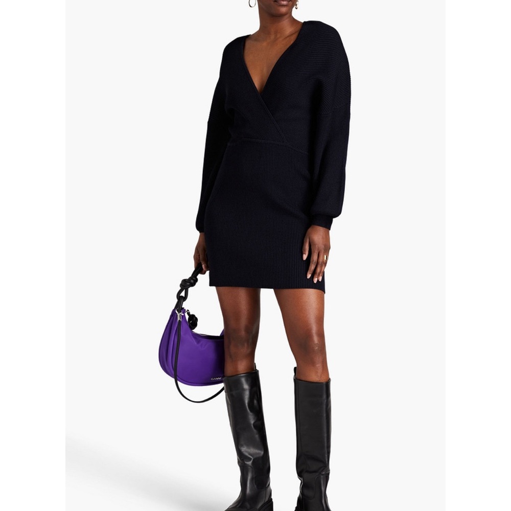 Ganni ribbed dress